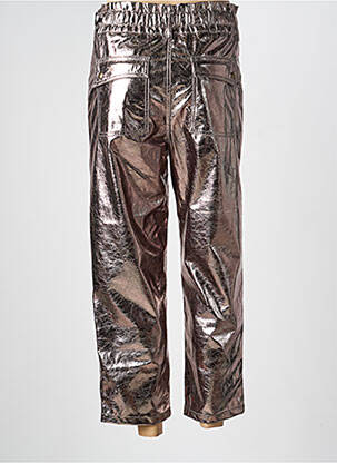 Pantalon 7/8 taille élastique taille normale rose HOD femme