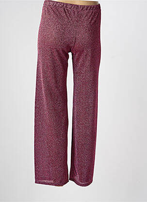 Pantalon droit stretch taille normale rose GOLDA femme