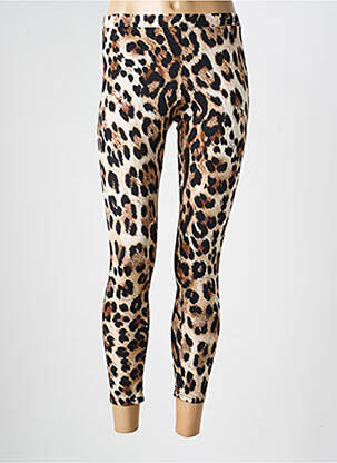 Legging tissage jersey taille normale beige GOLDA femme