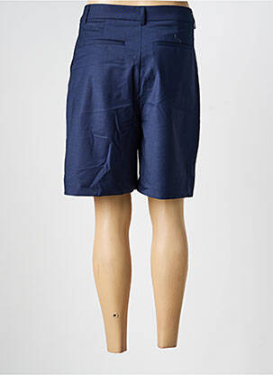 Bermuda taille haute taille à pinces bleu JANE BLUE fille