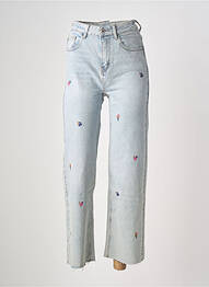 Jeans coupe droite poches bleu MUSY MUSE femme