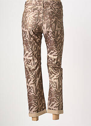 Pantalon slim poches marron MAISON ONADO femme