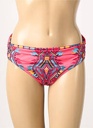 Bas de maillot de bain imprimé fantaisie culotte rose BLUELOBSTER femme