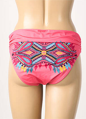 Bas de maillot de bain imprimé fantaisie culotte rose BLUELOBSTER femme