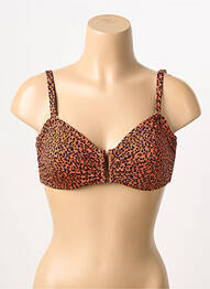 Haut de maillot de bain haut soutien-gorge emboitant haut soutien-gorge emboitant orange BLUE LOBSTER femme
