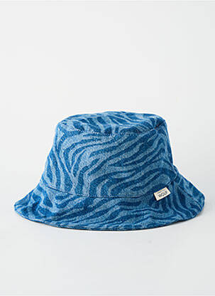 Chapeau doublure textile bleu WOUF femme