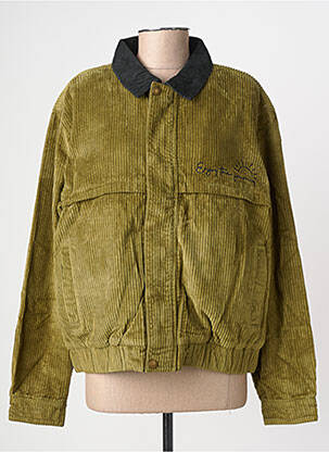 Blouson manches longues vert ROSE GARDEN femme