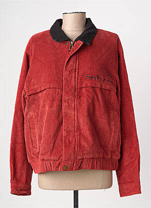 Blouson manches longues rouge ROSE GARDEN femme
