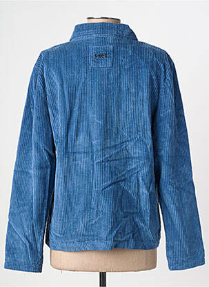 Veste casual coupe droite bleu ROSE GARDEN femme