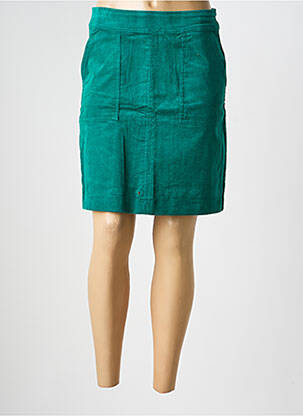 Jupe courte poches vert ICHI femme