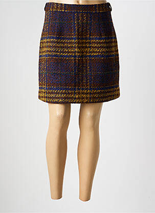 Jupe courte poches bleu LILI SIDONIO femme