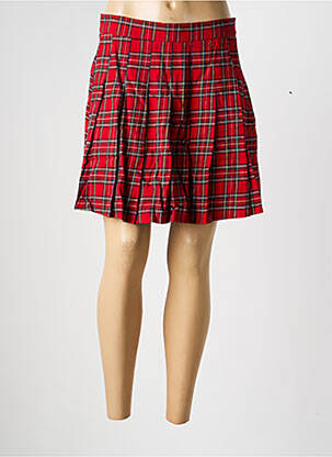 Jupe courte poches rouge MOLLY BRACKEN femme