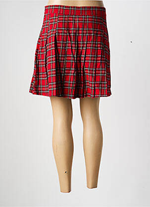 Jupe courte poches rouge MOLLY BRACKEN femme