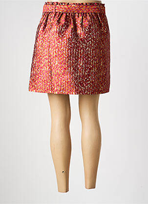 Jupe courte poches orange LA PETITE ETOILE femme