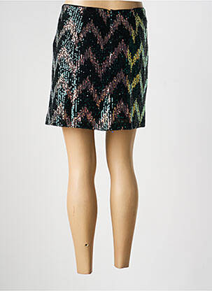 Jupe courte coupe droite vert LILI SIDONIO femme
