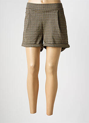 Short taille à pinces taille normale beige LES P'TITES BOMBES femme