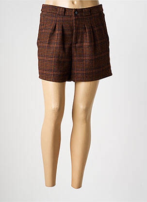 Short taille à pinces taille normale marron MOLLY BRACKEN femme