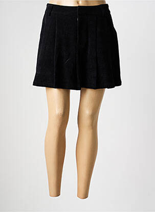 Short taille à pinces taille haute noir MOLLY BRACKEN femme