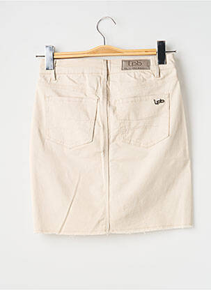Jupe courte poches beige LES P'TITES BOMBES femme