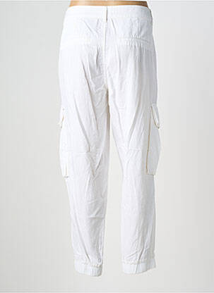 Pantalon droit tissage popeline taille normale blanc LPB femme