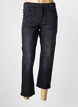 Jeans coupe slim stretch taille normale noir ICHI femme