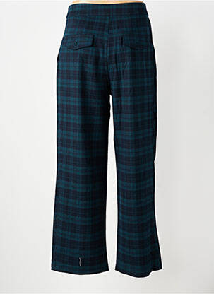 Pantalon flare fermeture zippée sous rabat avec crochet vert MOLLY BRACKEN femme