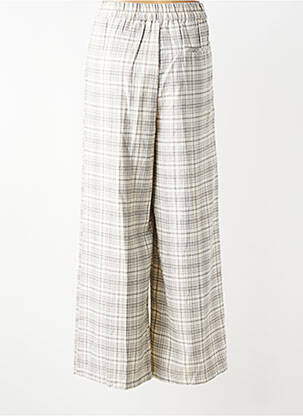 Pantalon flare taille élastique gris GRACE & MILA femme