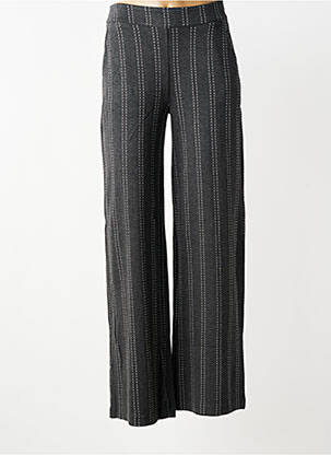 Pantalon droit coupe droite gris ICHI femme