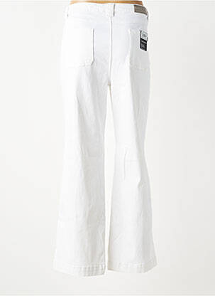 Pantalon flare coupe évasée blanc LPB femme