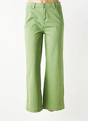 Pantalon flare coupe évasée vert LPB femme