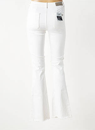 Pantalon flare coupe évasée blanc LPB femme
