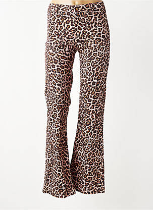 Pantalon flare coupe évasée marron LA PETITE ETOILE femme
