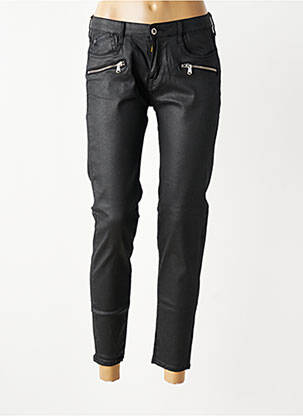 Pantalon slim poches noir LE TEMPS DES CERISES femme
