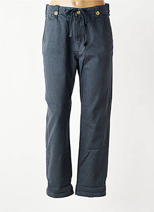 Pantalon droit coupe droite bleu HAPPY femme