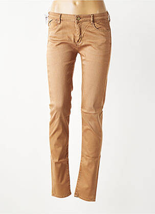 Pantalon slim poches beige LE TEMPS DES CERISES femme