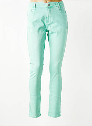 Pantalon slim poches bleu B.YOUNG femme
