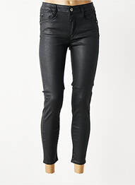Pantalon slim poches noir LE TEMPS DES CERISES femme