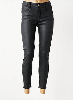 Pantalon slim poches noir LE TEMPS DES CERISES femme