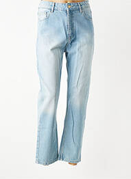 Jeans coupe droite poches bleu GRACE & MILA femme