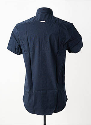 Chemise manches courtes coupe cintrée bleu CAMBERABERO homme