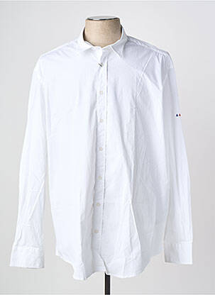 Chemise manches longues coupe droite blanc CAMBERABERO homme
