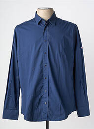 Chemise manches longues coupe droite bleu CAMBERABERO homme