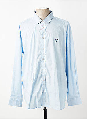 Chemise manches longues manches longues bleu CAMBERABERO homme