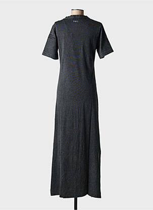 Robe longue manches courtes manches courtes gris ROSE GARDEN femme