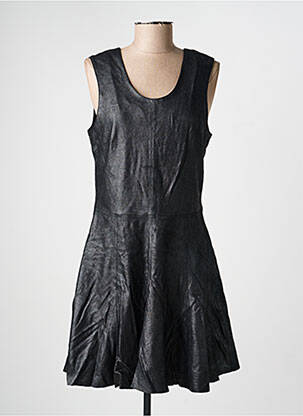 Robe mi-longue sans manche sans manche noir ROSE GARDEN femme