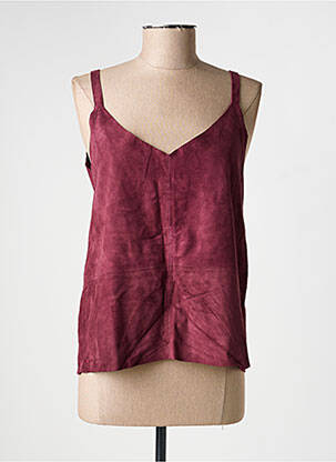 Top sans manche sans manche violet ROSE GARDEN femme