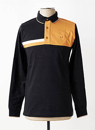 Polo manches longues manches longues noir CAMBERABERO homme