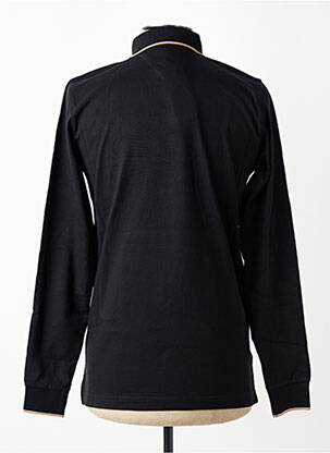 Polo manches longues manches longues noir CAMBERABERO homme