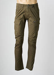 Pantalon cargo slim taille normale vert DAYTONA homme