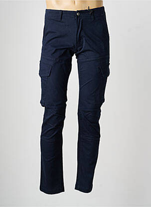 Pantalon cargo slim taille normale bleu DAYTONA homme